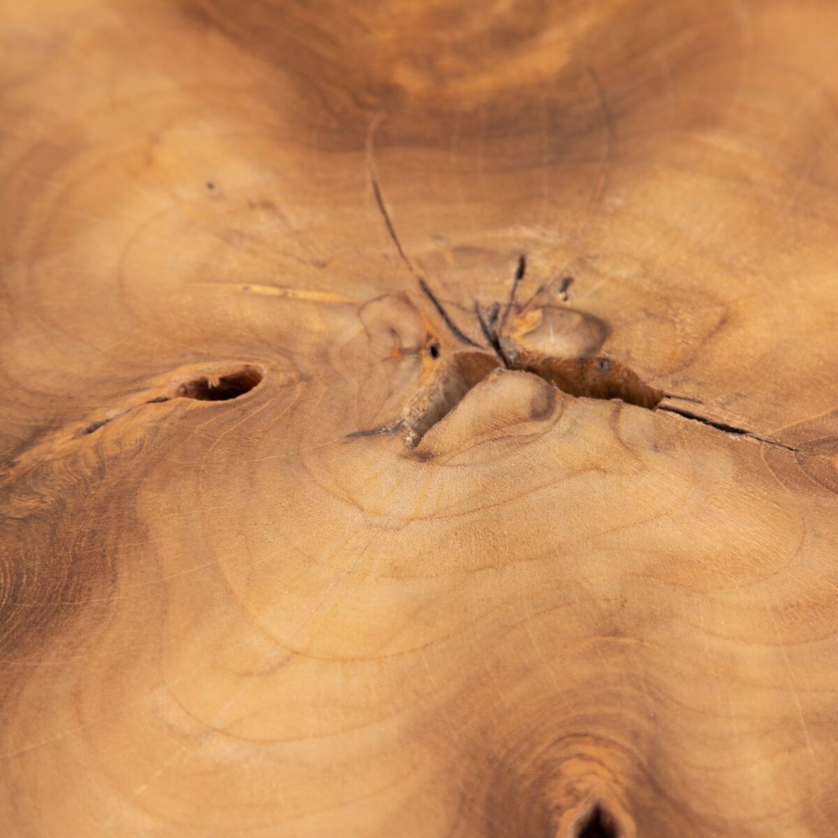 Side table Natural Black Teak 50 x 50 x 40 cm-4